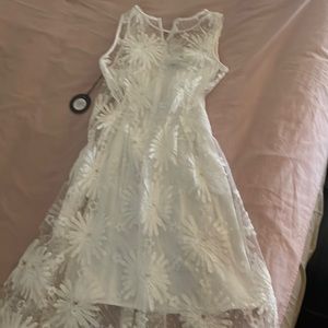 Eva Franco Dress White, Size 6 NWT